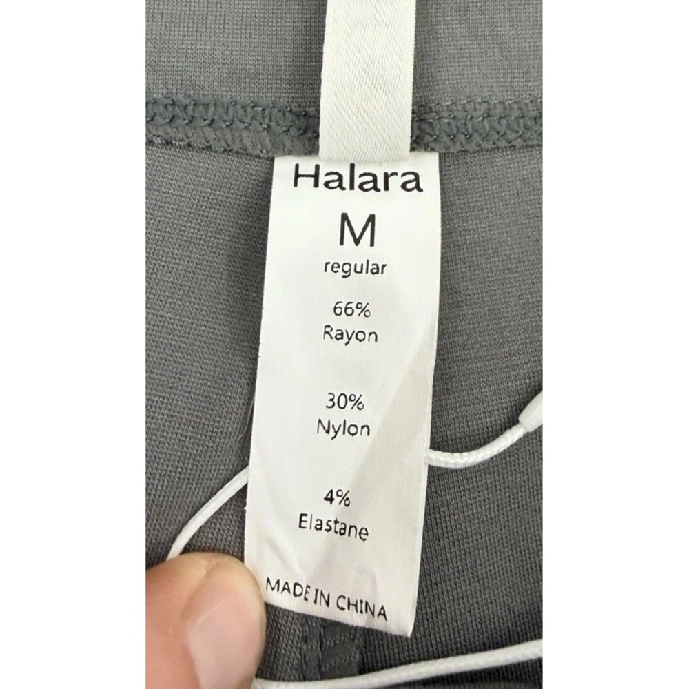 NWT Halara Flex SculptKnit High Waisted Back Side Pocket Slight Flare Pants, Med - Picture 9 of 12